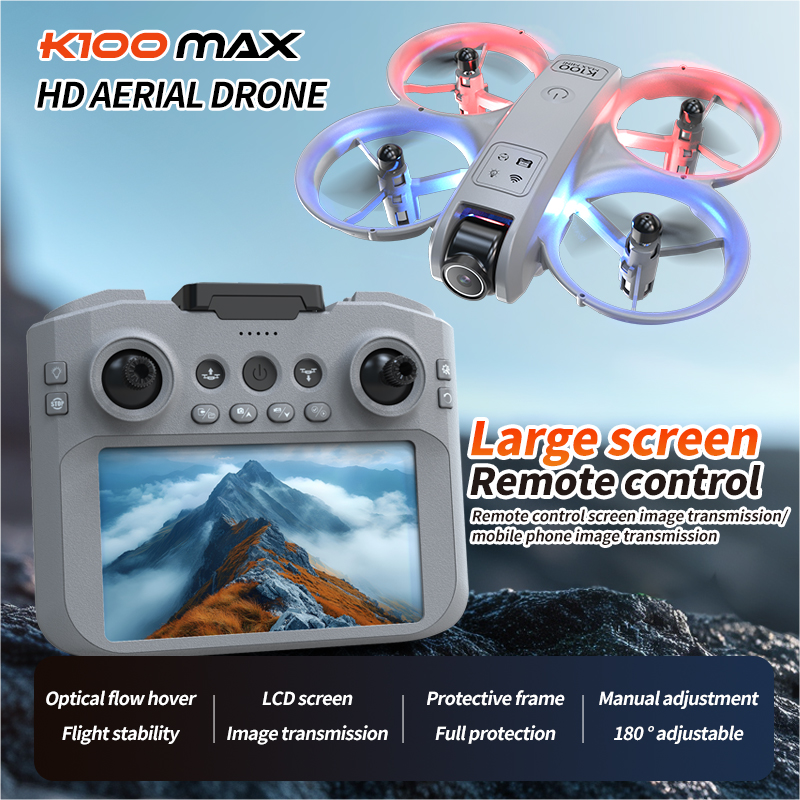 Drone Camera 4K - K100 MAX Mini GPS Drone 8K