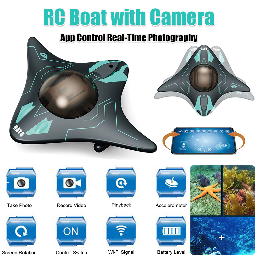 RC Boat with Camera App Contro - Drone Camera Waterproof reseña y precio