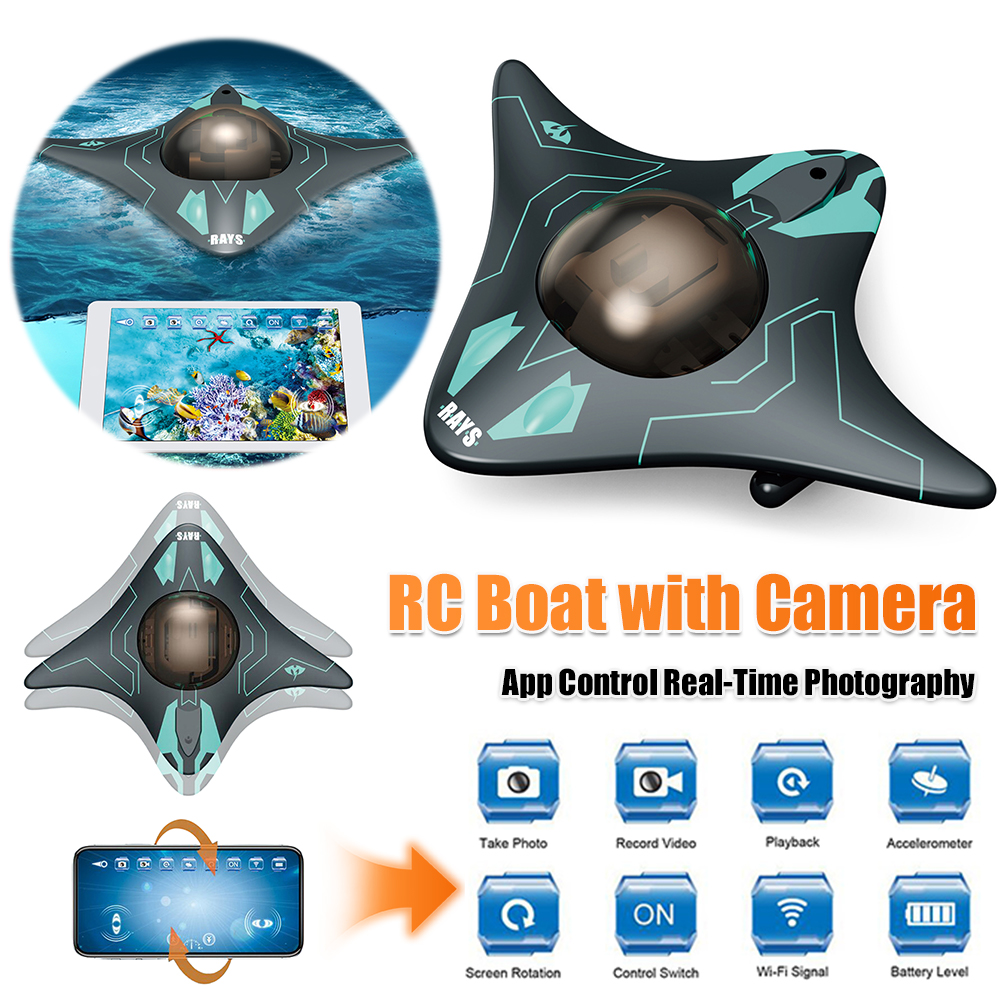 RC Boat with Camera App Contro - Drone Camera Waterproof reseña y precio