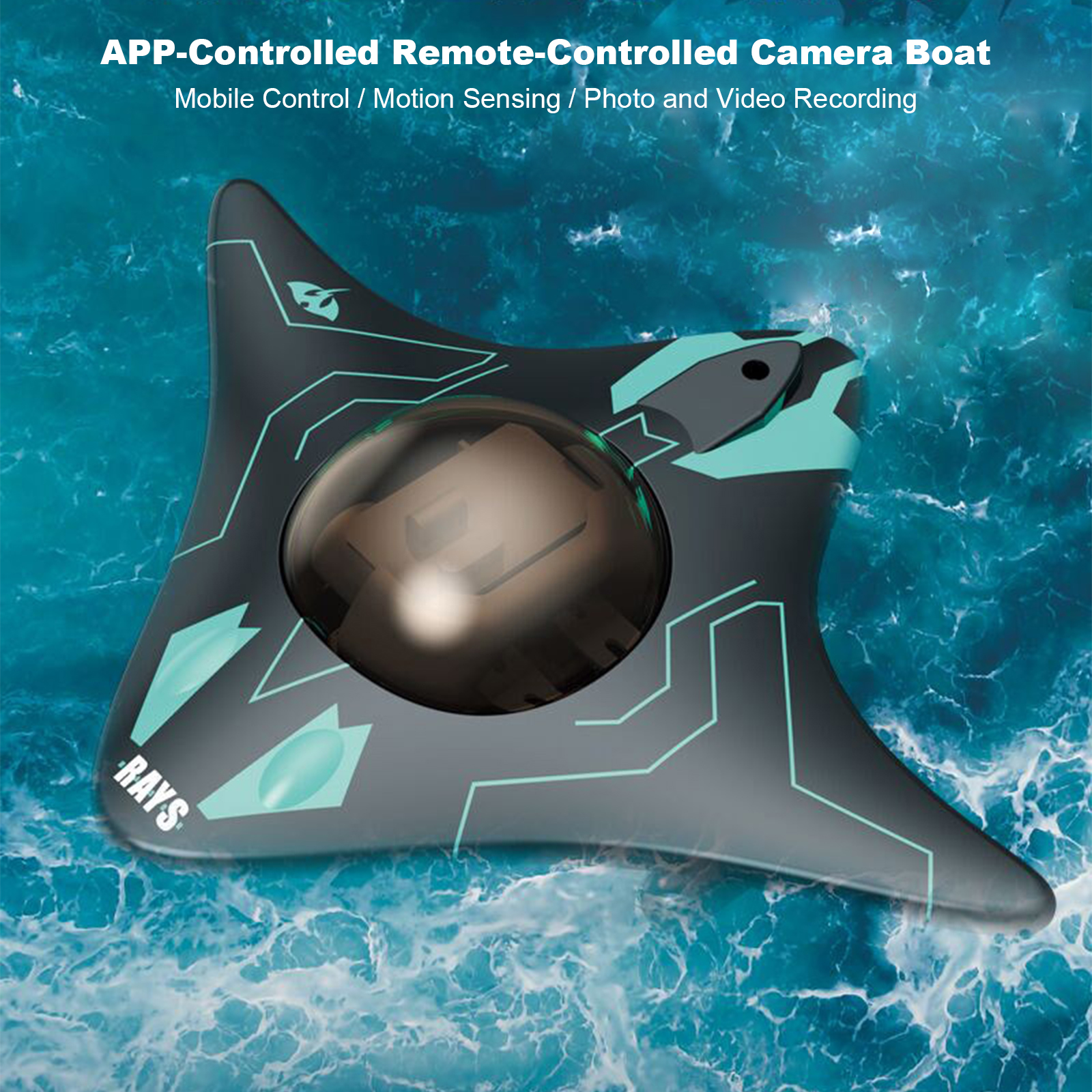 RC Boat with Camera App Contro - Drone Camera Waterproof reseña y precio