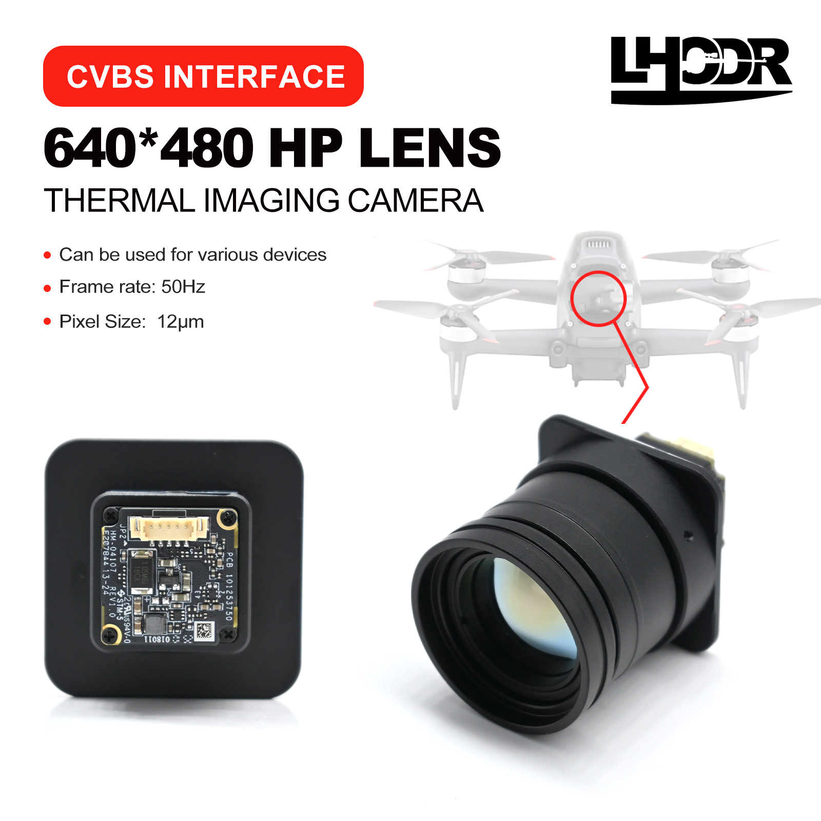 30mm 640x480 pix Drone thermal - Drone Camera Lens reseña y precio