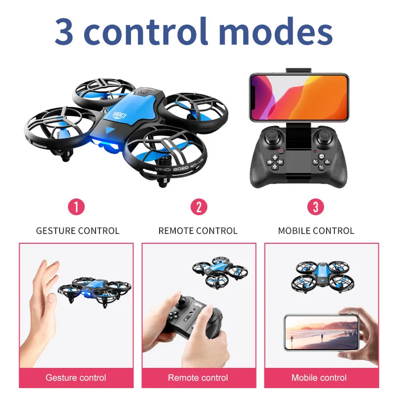 V8 New Mini Drone 4k professio - Drone Camera Wide Angle reseña y precio