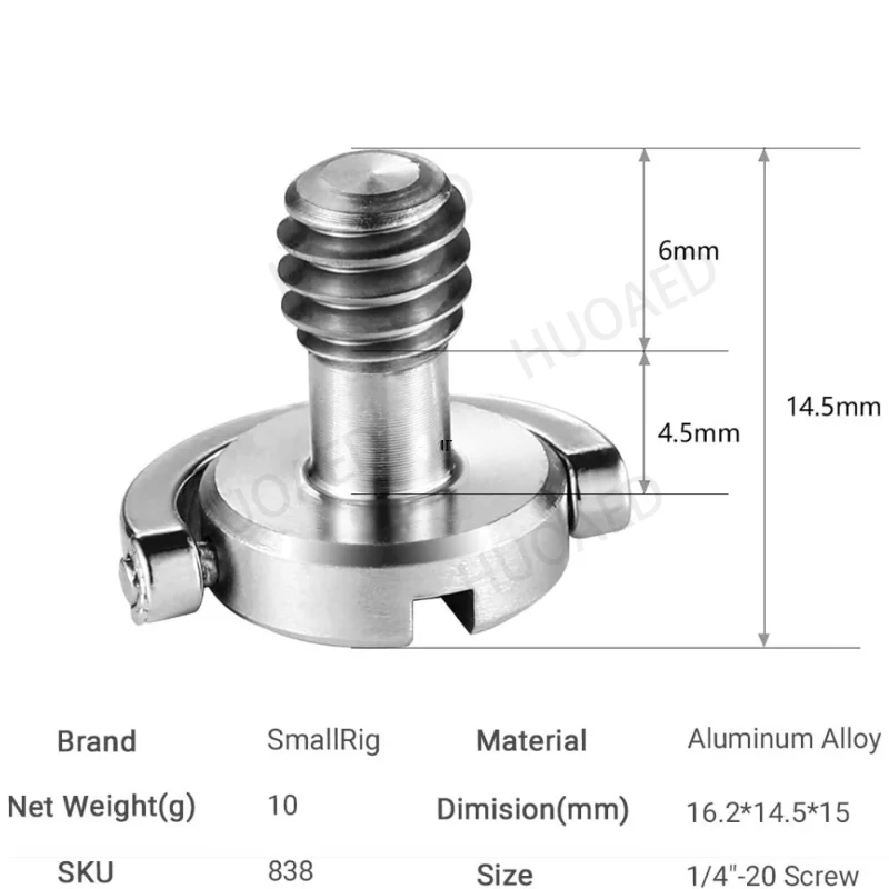 5/10PCS D Shaft D-ring 1/4 Inc - Drone Camera Action reseña y precio