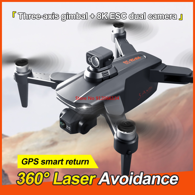 8K ESC Camera GPS Obstacle Avo - Drone Camera With Gimbal reseña y precio