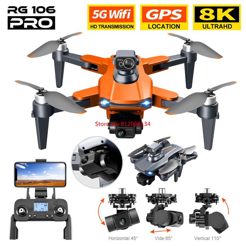 8K ESC Camera GPS Obstacle Avo - Drone Camera With Gimbal reseña y precio