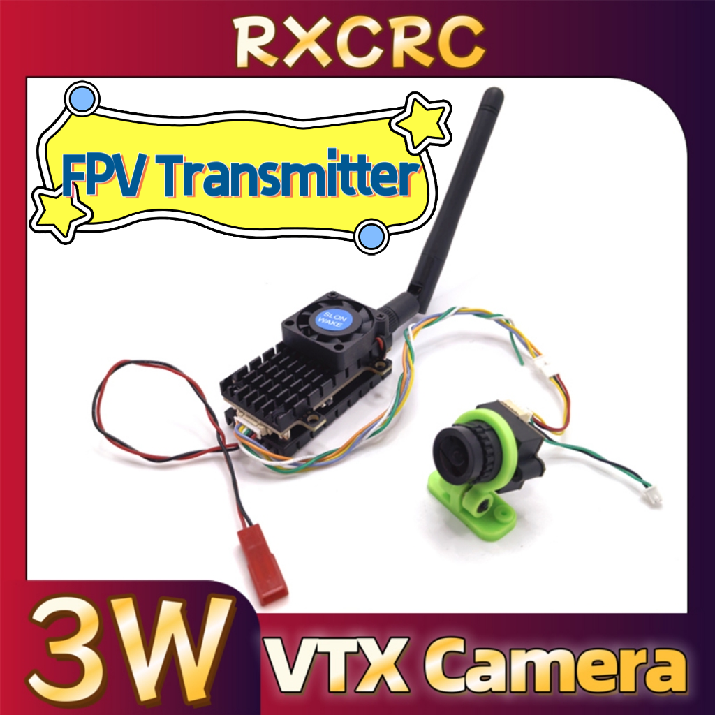 RXCRC 5.8G 3W Video VTX transm - Drone Camera Lens reseña y precio