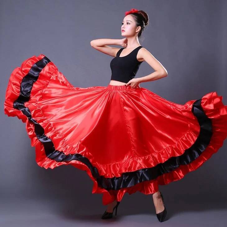 Skirt Gypsy Woman Spanish Flam - Drone Camera Stabilized reseña y precio