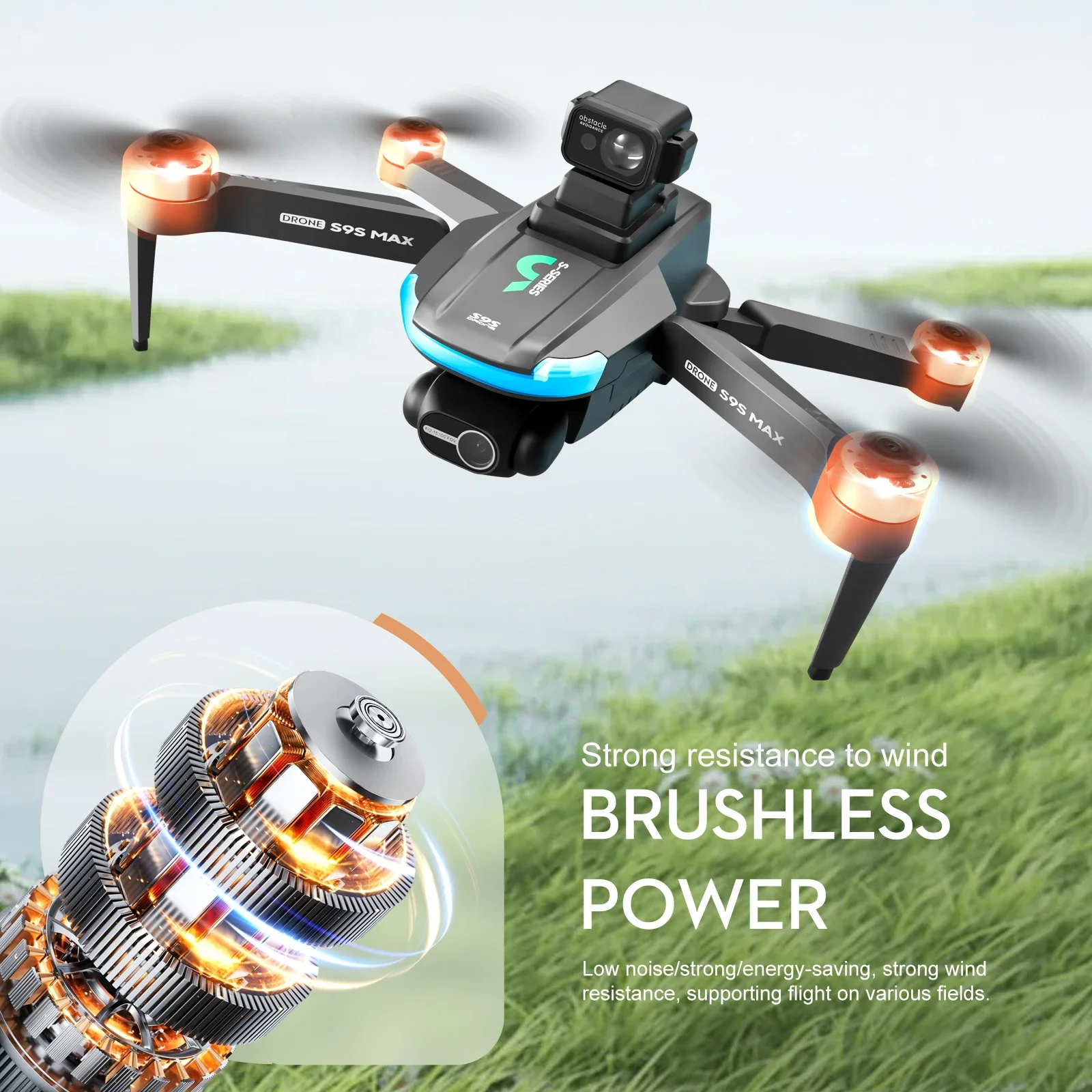 NEW S9S MAX MINI Drone 4K 2-Ax - Drone Camera Wide Angle reseña y precio
