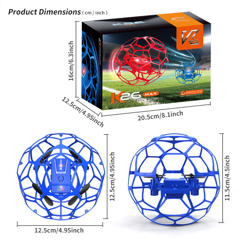 K26 MINI Air Soccer Competitiv - Drone Camera Case reseña y precio