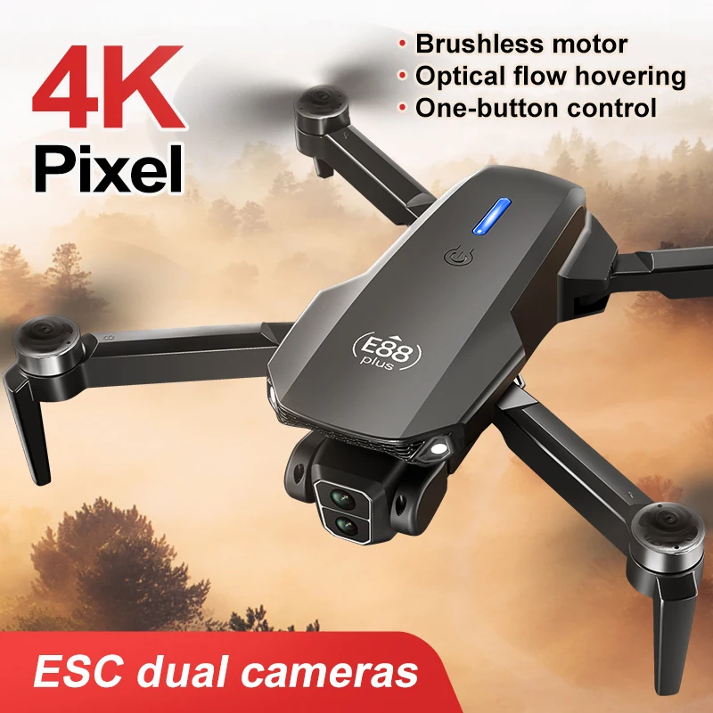 New E88 Plus Quadcopter Drone: - Drone Camera Hd reseña y precio