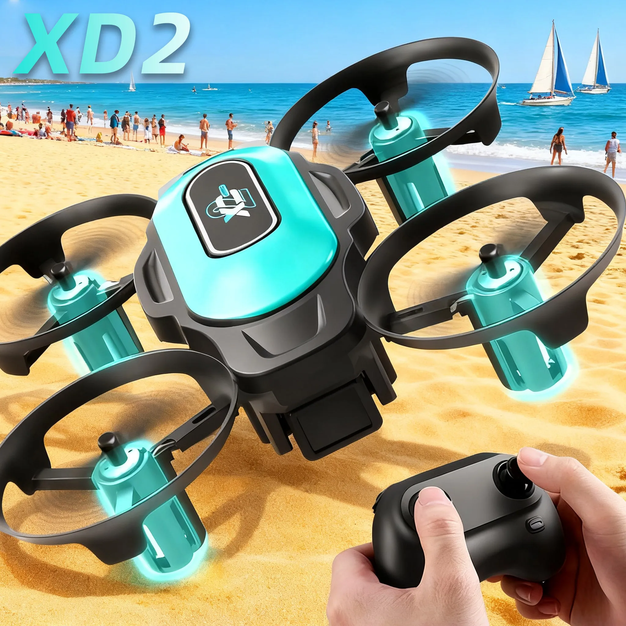 XD2 Mini Drone, 360° Stunt Fli - Drone Camera Night Vision reseña y precio