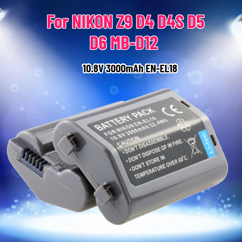 10.8V 3000mAh EN-EL18 EN-EL18A - Drone Camera Action reseña y precio