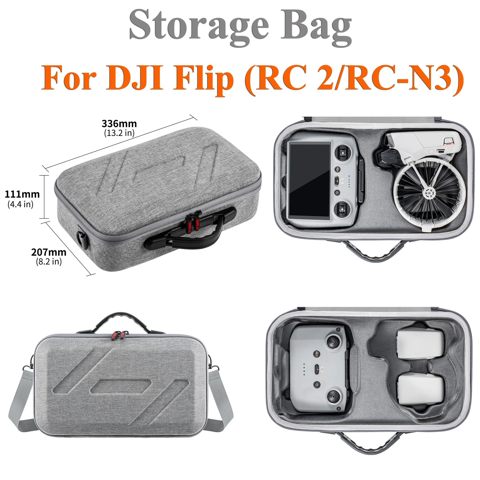 Carrying Case For DJI Flip All - Drone Camera Vlog reseña y precio