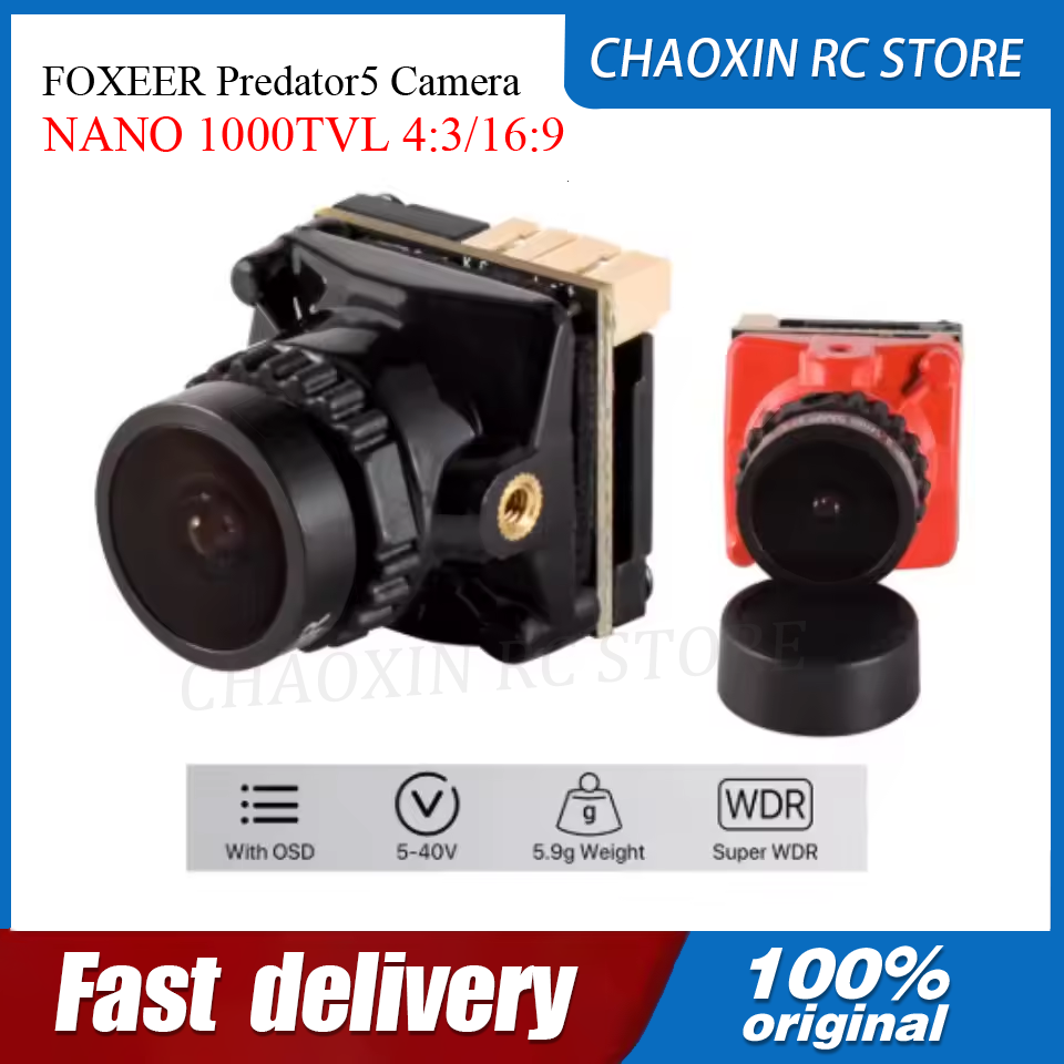 FOXEER Predator5 Camera NANO 1 - Drone Camera Lens reseña y precio