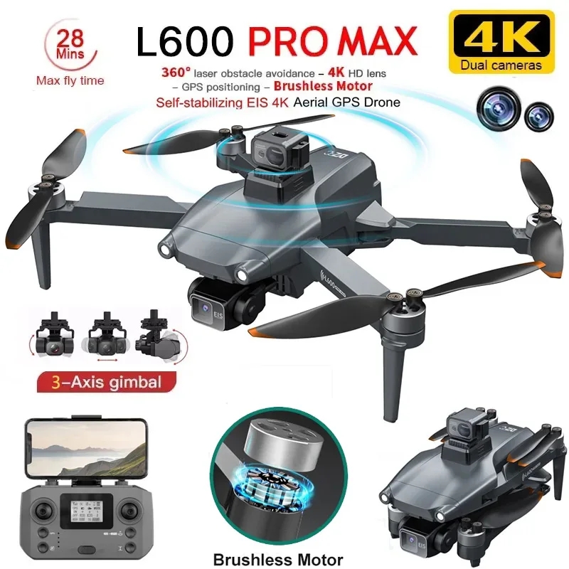 L600 PRO MAX GPS Drone Profess - Drone Camera Professional reseña y precio