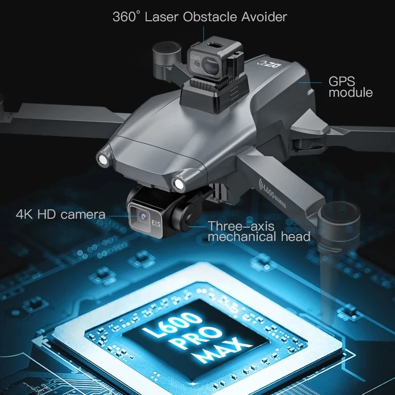 L600 PRO MAX GPS Drone Profess - Drone Camera Professional reseña y precio