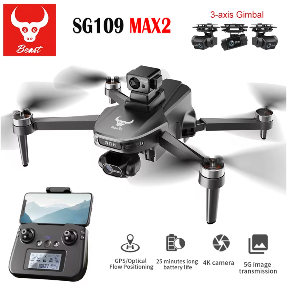 SG109 MAX2 Professional FPV 8K - Drone Camera With Gimbal reseña y precio