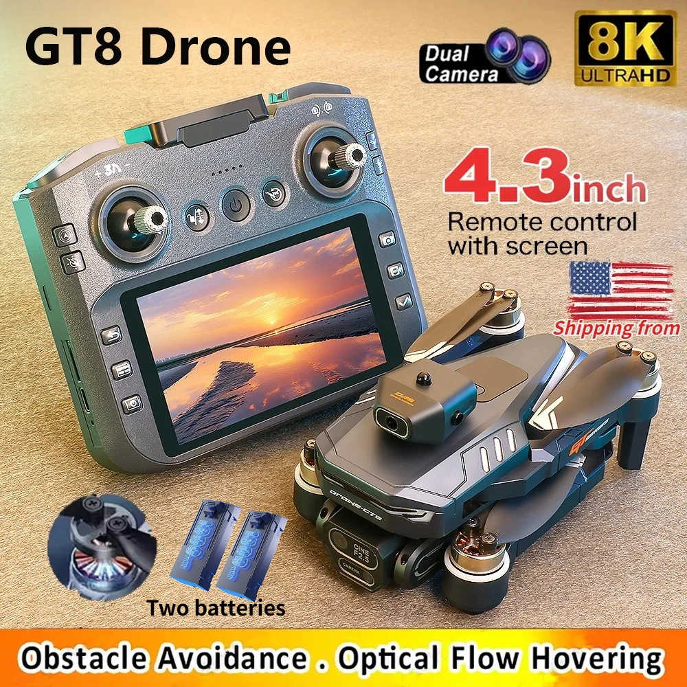 GT8 Drone 4.3inch Screen Contr - Drone Camera Vlog reseña y precio