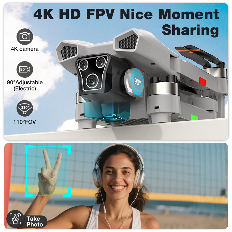 NEW Hot L017 Pro Drone Brushle - Drone Camera Wide Angle reseña y precio