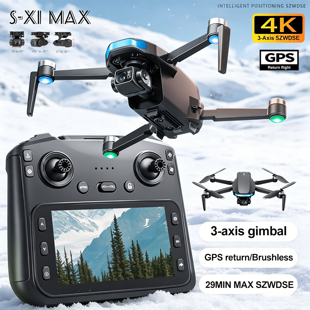 New S-X1 MAX Drone GPS 8K Prof - Drone Camera With Gimbal reseña y precio