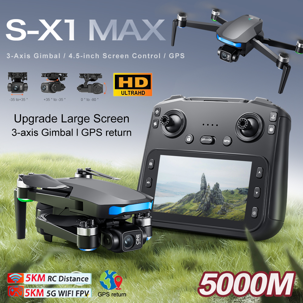 New S-X1 MAX Drone GPS 8K Prof - Drone Camera With Gimbal reseña y precio