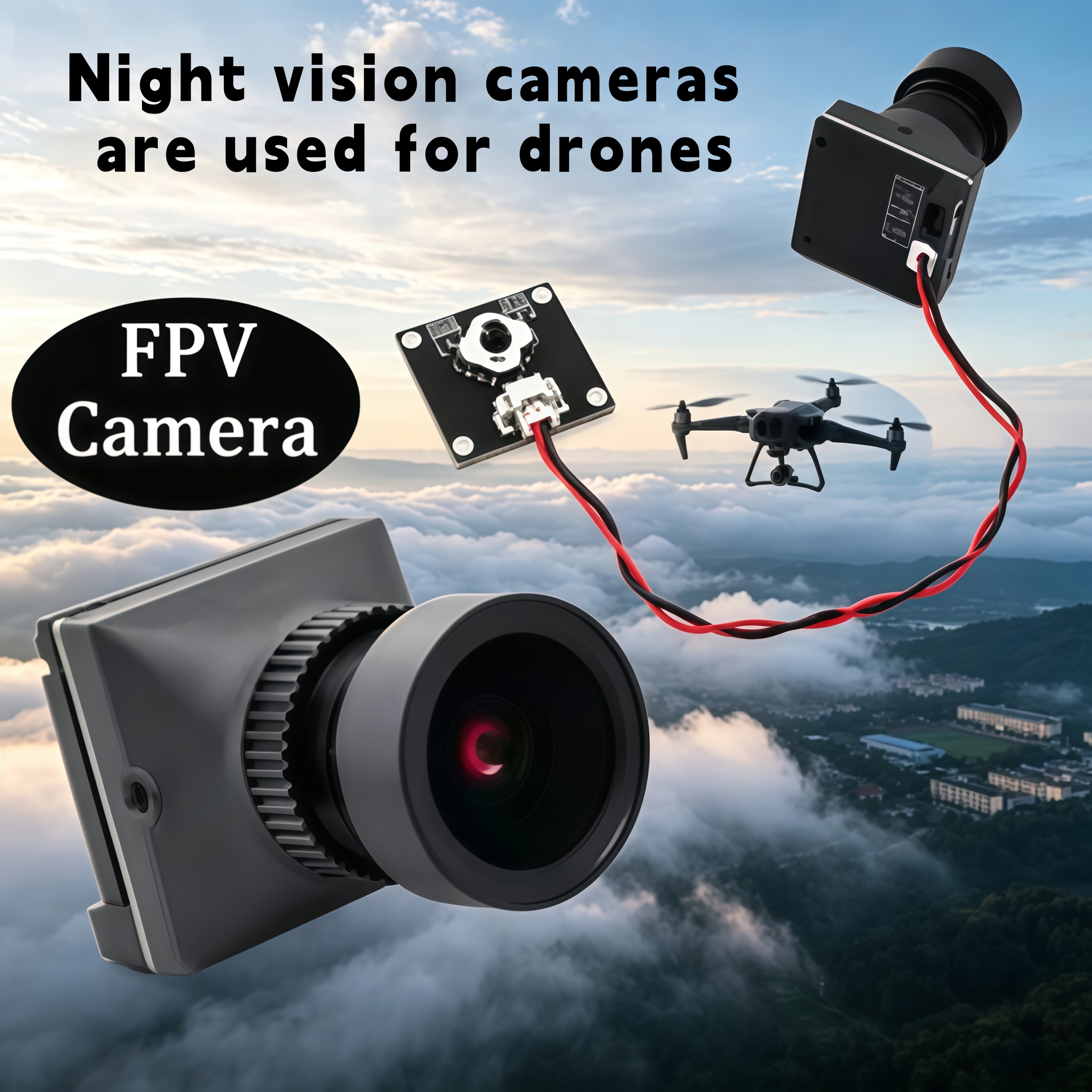 1500TVL HD CADDX Snail FPV Cam - Drone Camera Lens reseña y precio