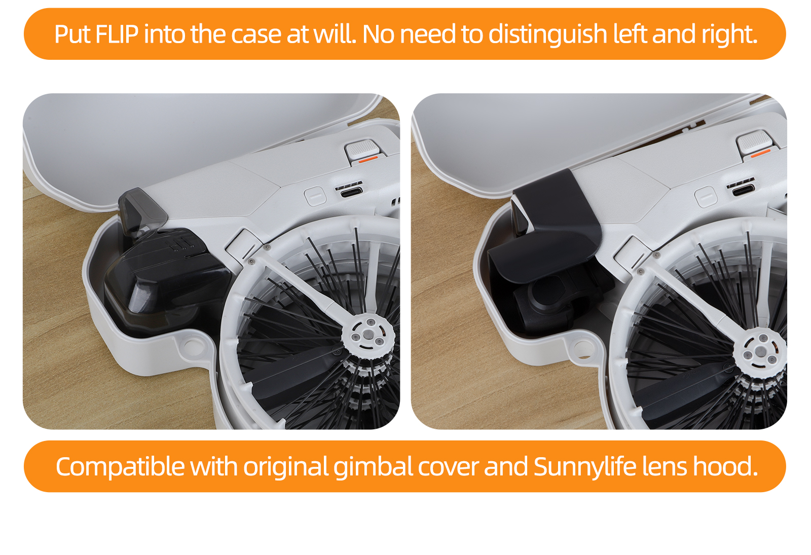 Sunnylife For DJI Flip storage - Drone Camera Vlog reseña y precio