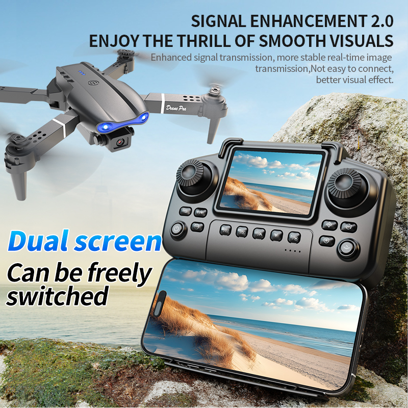E99 PRO Drone Screen Control A - Drone Camera Professional reseña y precio