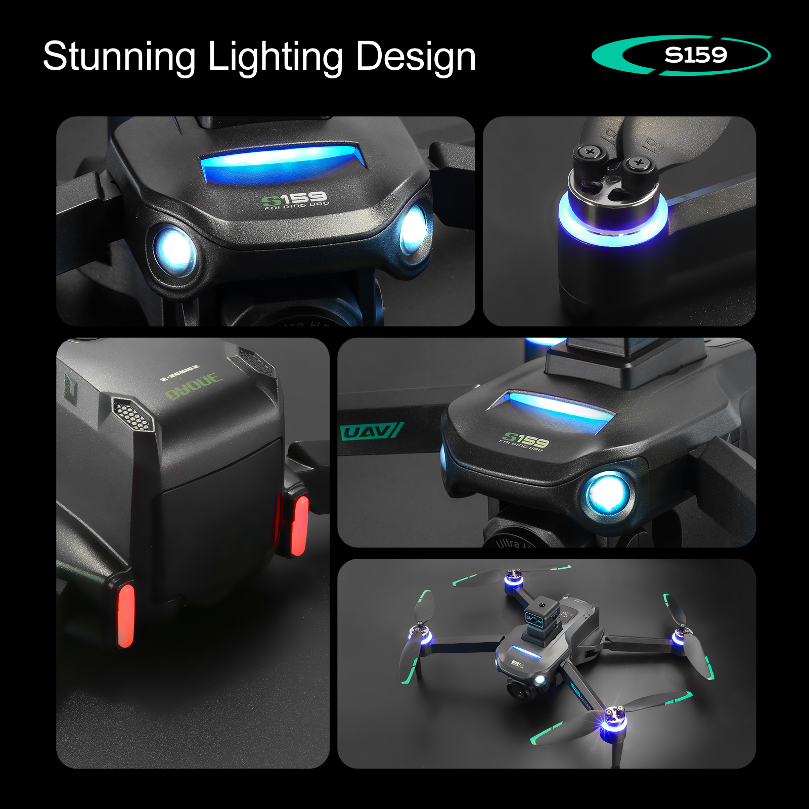 S159 GPS Drone 4K Profesional  - Drone Camera Night Vision reseña y precio