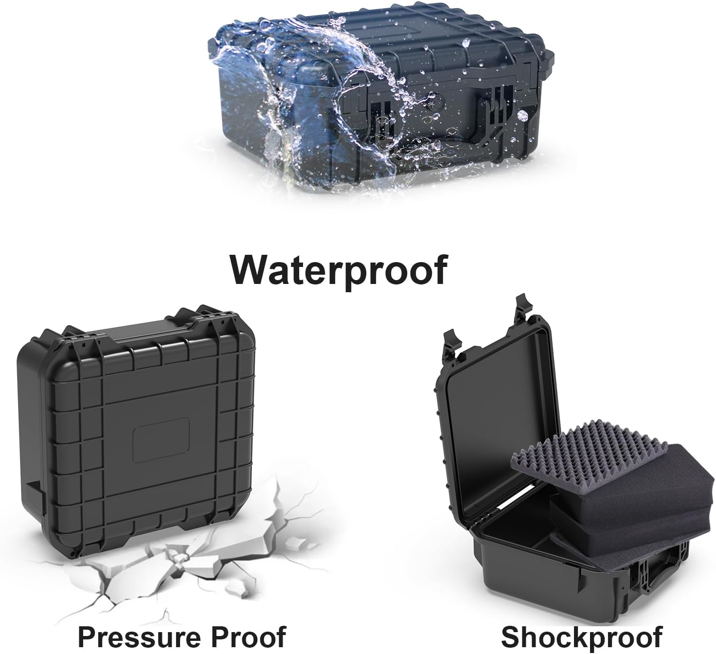 Waterproof Hard Case with Pick - Drone Camera Waterproof reseña y precio