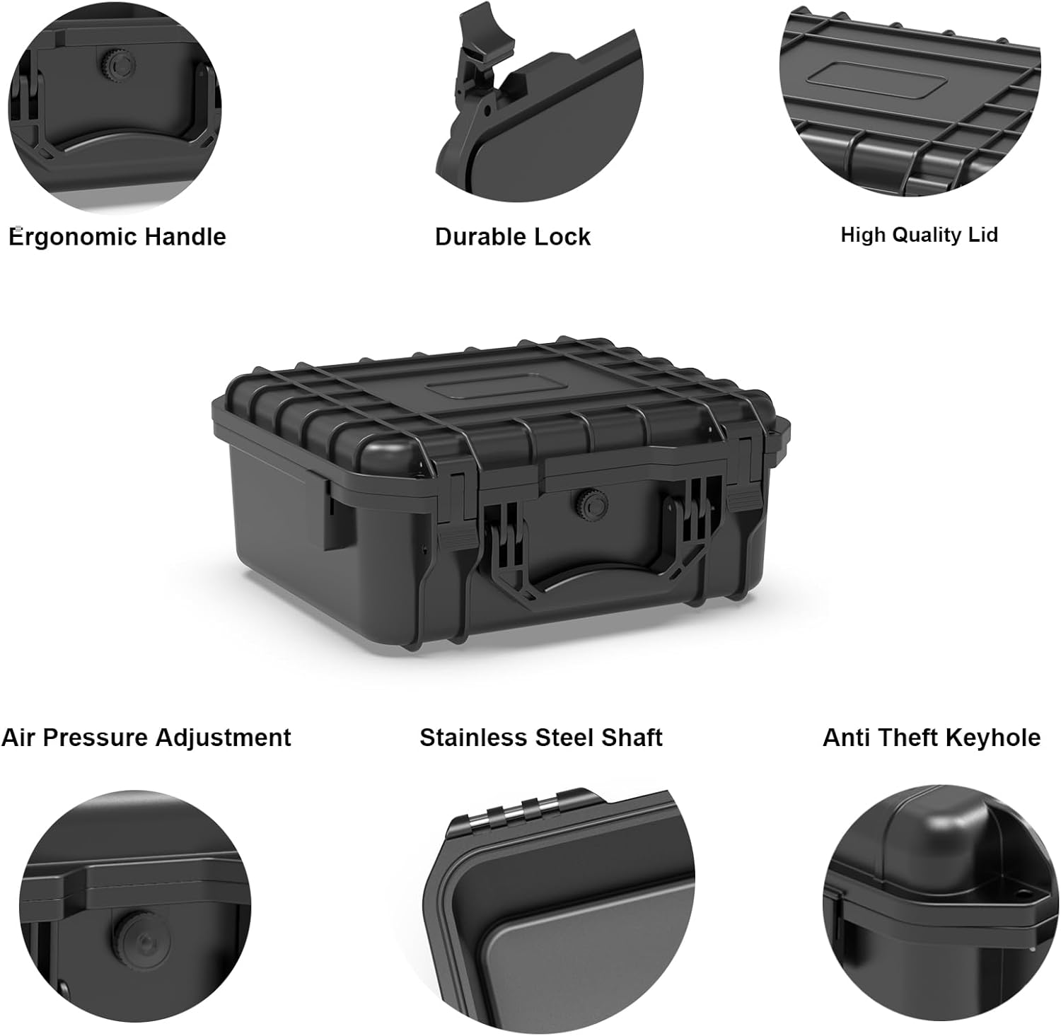 Waterproof Hard Case with Pick - Drone Camera Waterproof reseña y precio