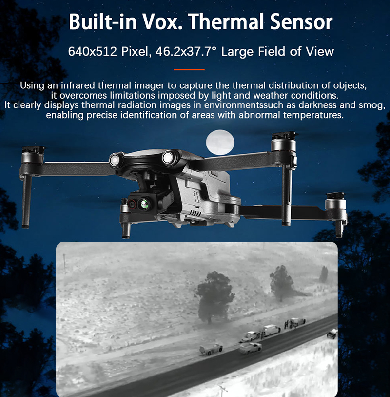 New Arrival 640x512 FPV Drone  - Drone Camera Thermal reseña y precio