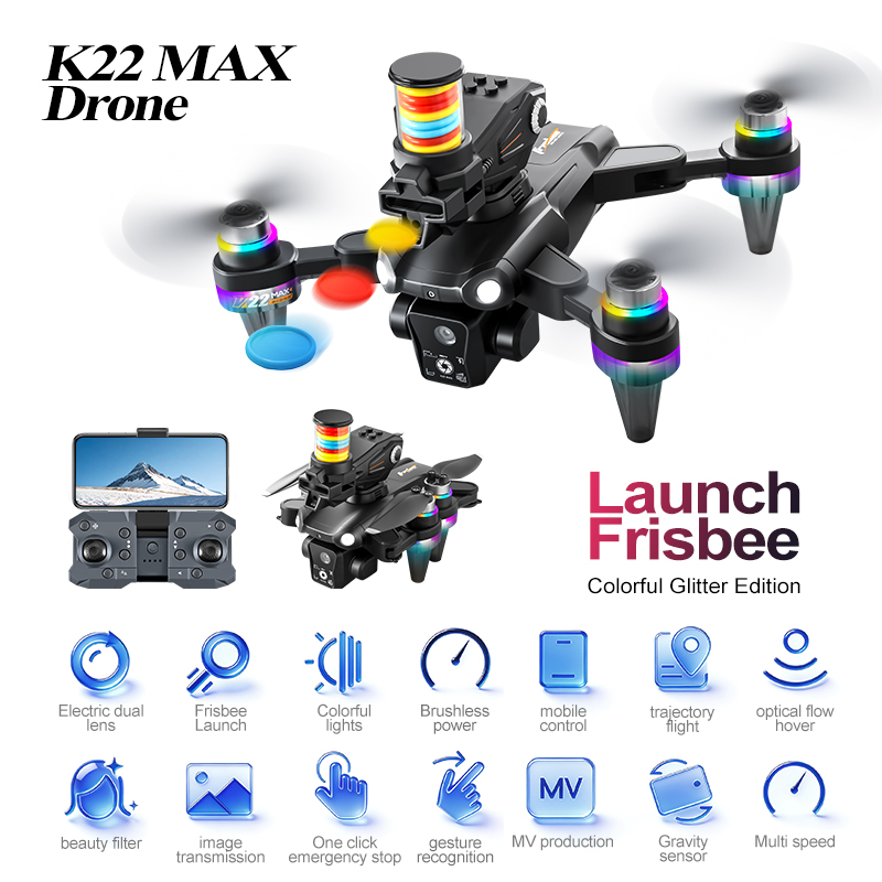 JCMO K22 MAX Frisbee Launch Dr - Drone Camera Professional reseña y precio
